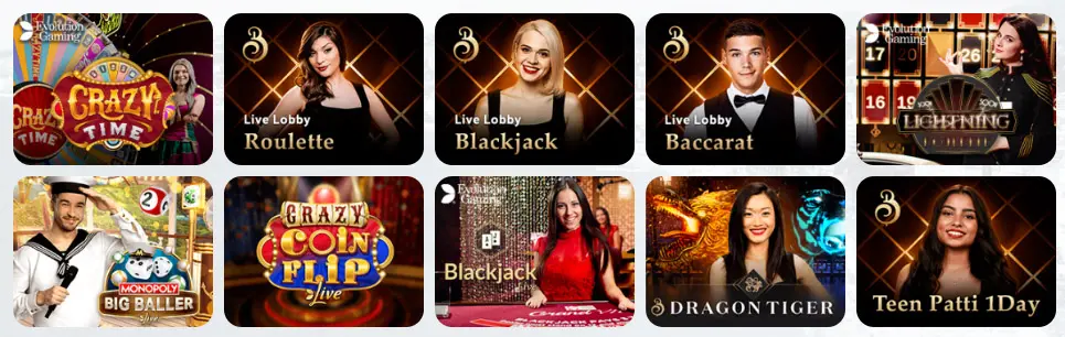 Jeux de casino en direct NINBET CASINO