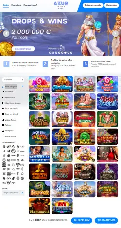 l'application et interface NinBet Casino