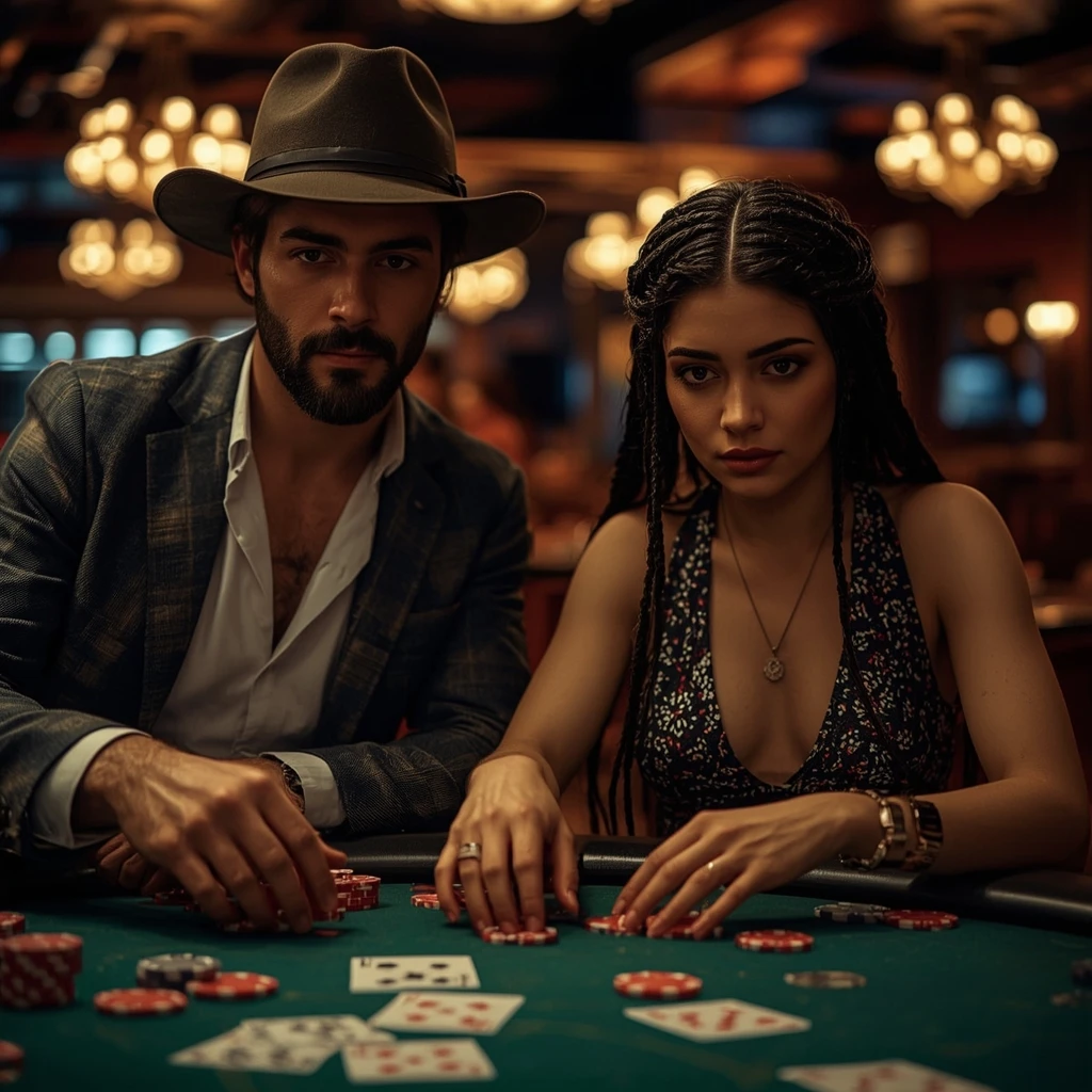 photo de deux joueurs de poker NinBet Casino
